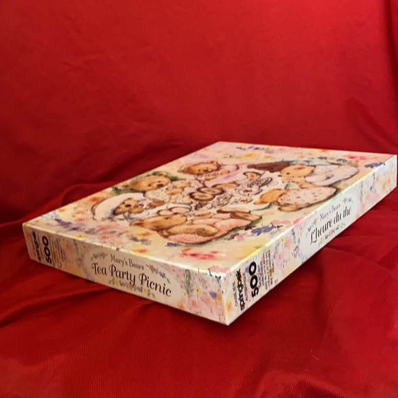 Hallmark Springbok 500-piece Puzzle🧩Retired “Mary’s🍭Bears🧸Tea🫖Party🍰Picnic” - Picture 4 of 10
